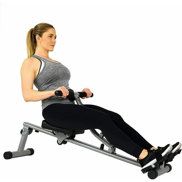 Details about / Hydraulic Rower Rowing Machine w// Adjustable Incline /& 12 resistance Cylinder US